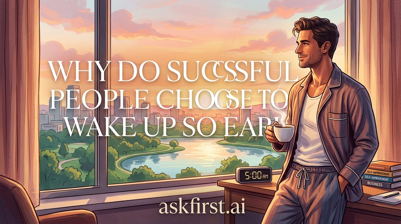 Why do successful people choose to wake up so early? Why do successful people choose to wake up so early?