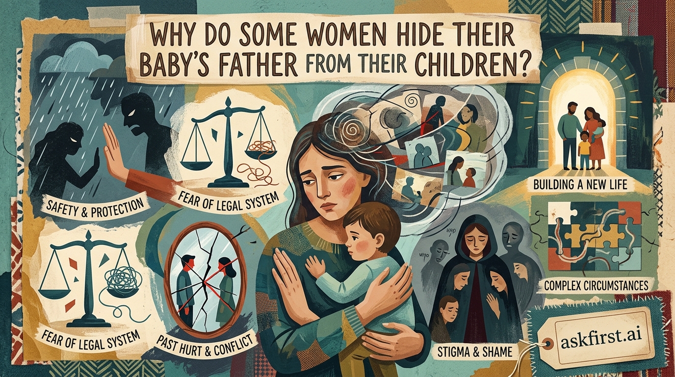 Why do some women hide their baby's father from their children? Why do some women hide their baby's father from their children?