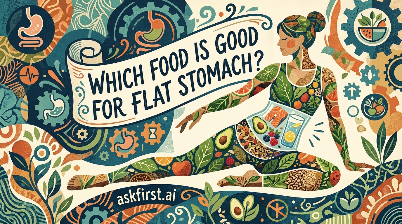Which food is good for flat stomach? Which food is good for flat stomach?