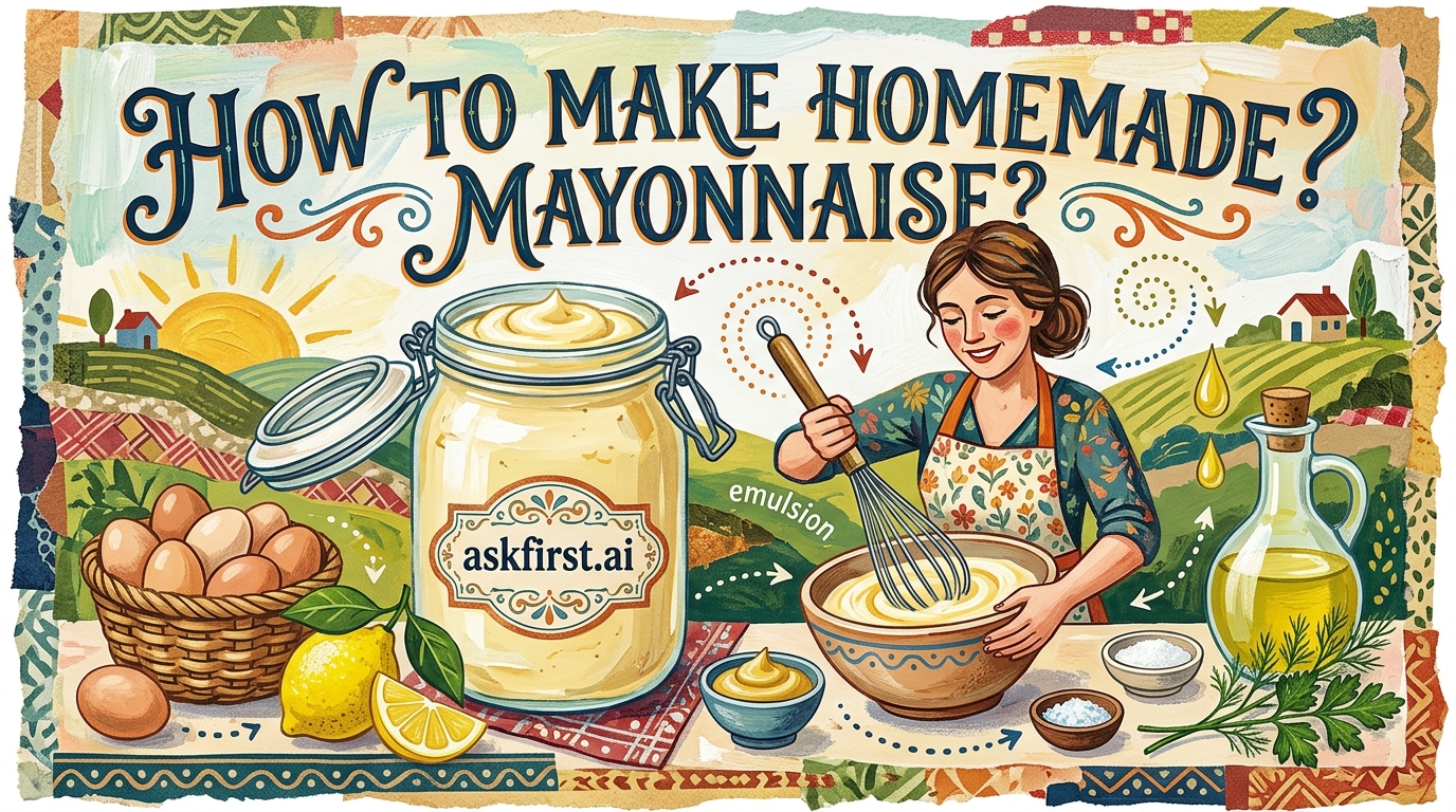 How to make homemade mayonnaise? How to make homemade mayonnaise?