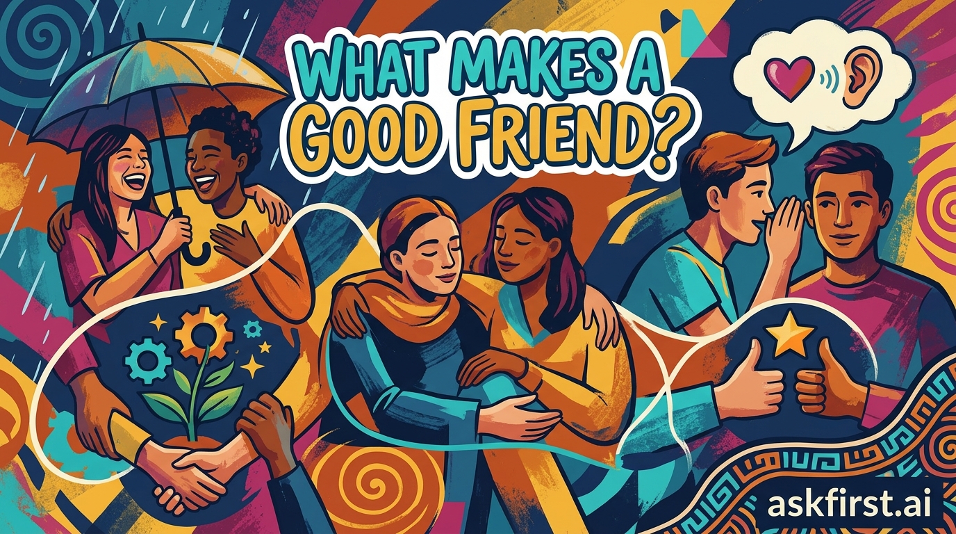 What makes a good friend? What makes a good friend?