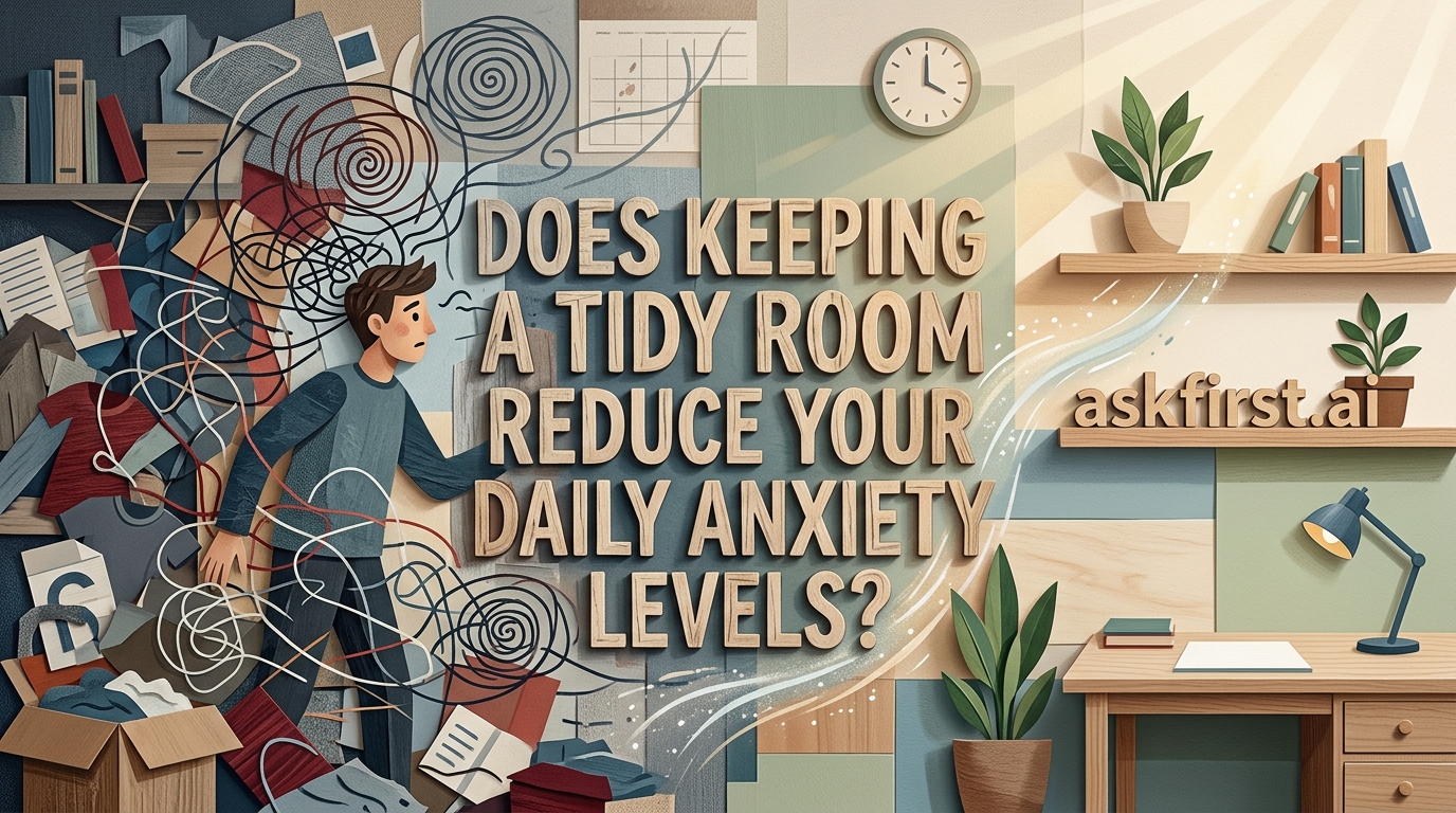 Does keeping a tidy room reduce your daily anxiety levels? Does keeping a tidy room reduce your daily anxiety levels?