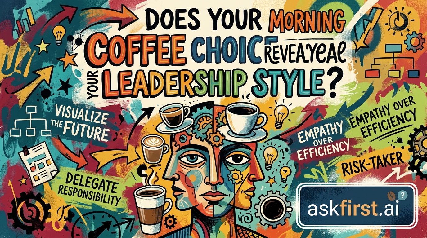 Does your morning coffee choice reveal your leadership style? Does your morning coffee choice reveal your leadership style?