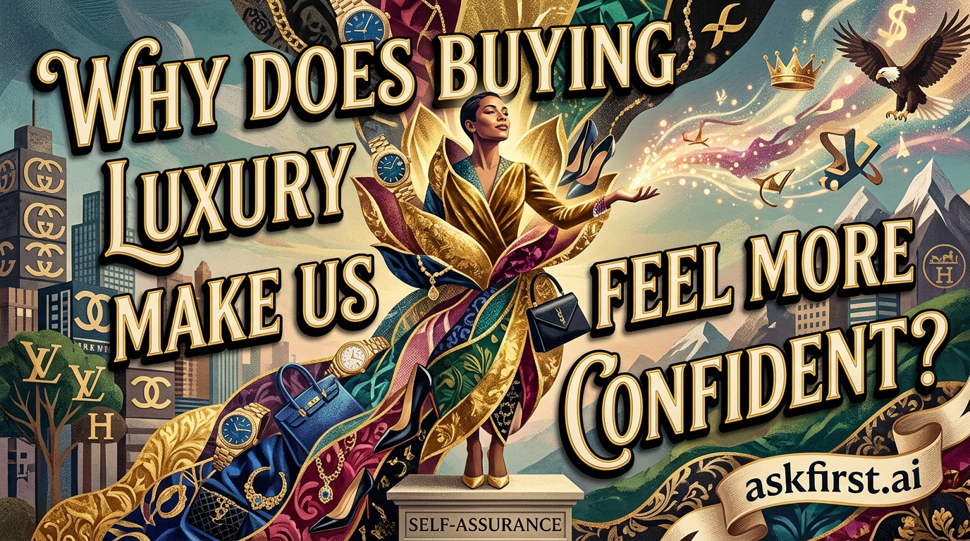 Why does buying luxury goods make us feel more confident? Why does buying luxury goods make us feel more confident?