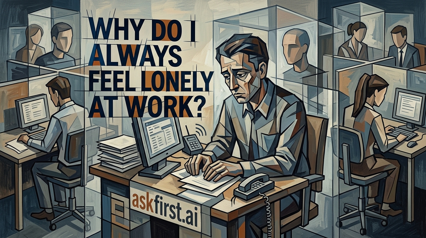 Why do I always feel lonely at work? Why do I always feel lonely at work?