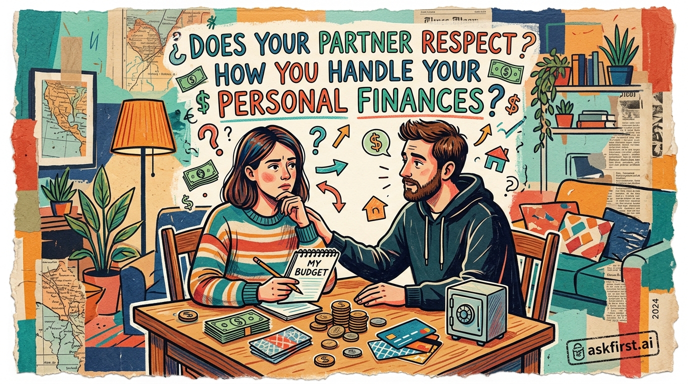 Does your partner respect how you handle your personal finances? Does your partner respect how you handle your personal finances?