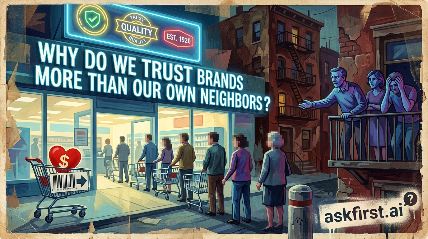 Why do we trust brands more than our own neighbors? Why do we trust brands more than our own neighbors?