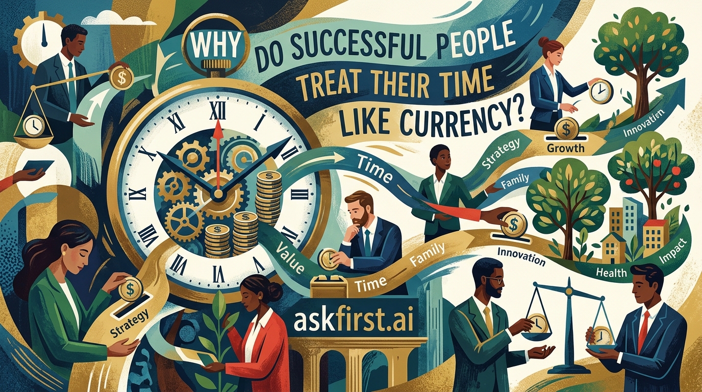 Why do successful people treat their time like currency? Why do successful people treat their time like currency?