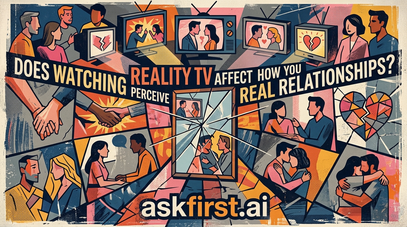 Does watching reality TV affect how you perceive real relationships? Does watching reality TV affect how you perceive real relationships?