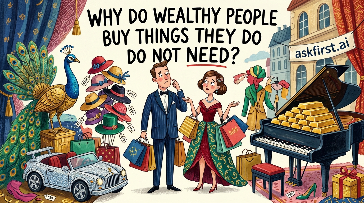 Why do wealthy people buy things they do not need? Why do wealthy people buy things they do not need?