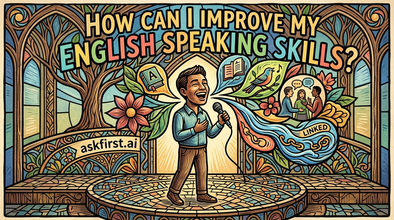 How can I improve my English speaking skills? How can I improve my English speaking skills?