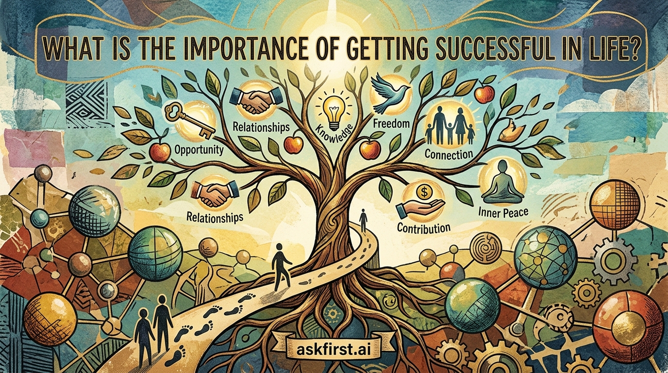 What is the importance of getting successful in life? What is the importance of getting successful in life?