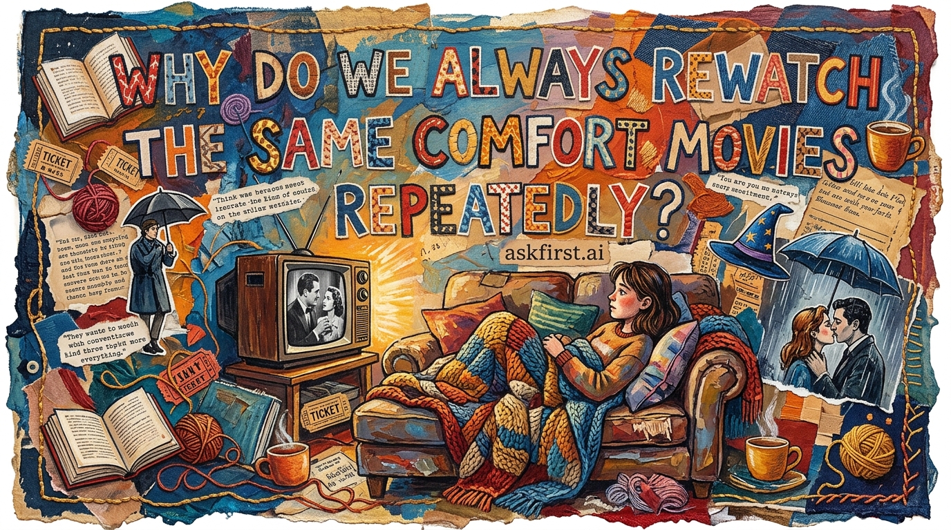 Why do we always rewatch the same comfort movies repeatedly? Why do we always rewatch the same comfort movies repeatedly?