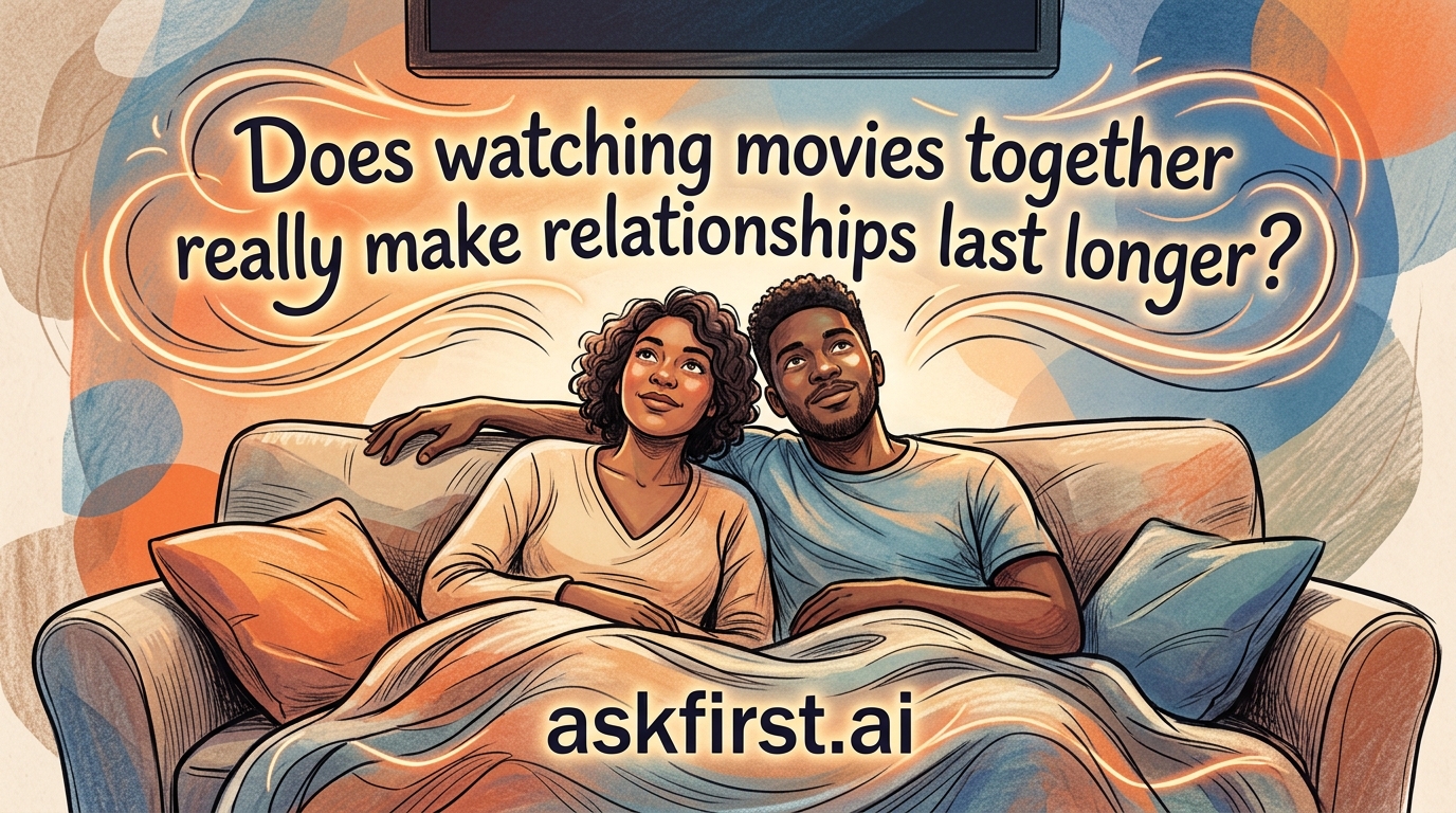 Does watching movies together really make relationships last longer? Does watching movies together really make relationships last longer?