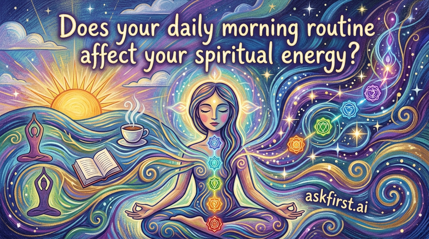 Does your daily morning routine affect your spiritual energy? Does your daily morning routine affect your spiritual energy?