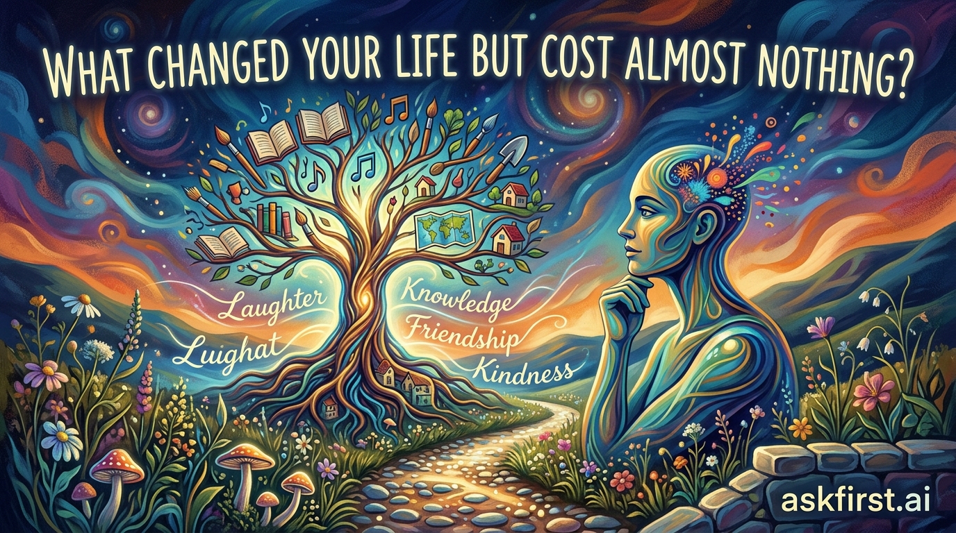 What changed your life but cost almost nothing? What changed your life but cost almost nothing?