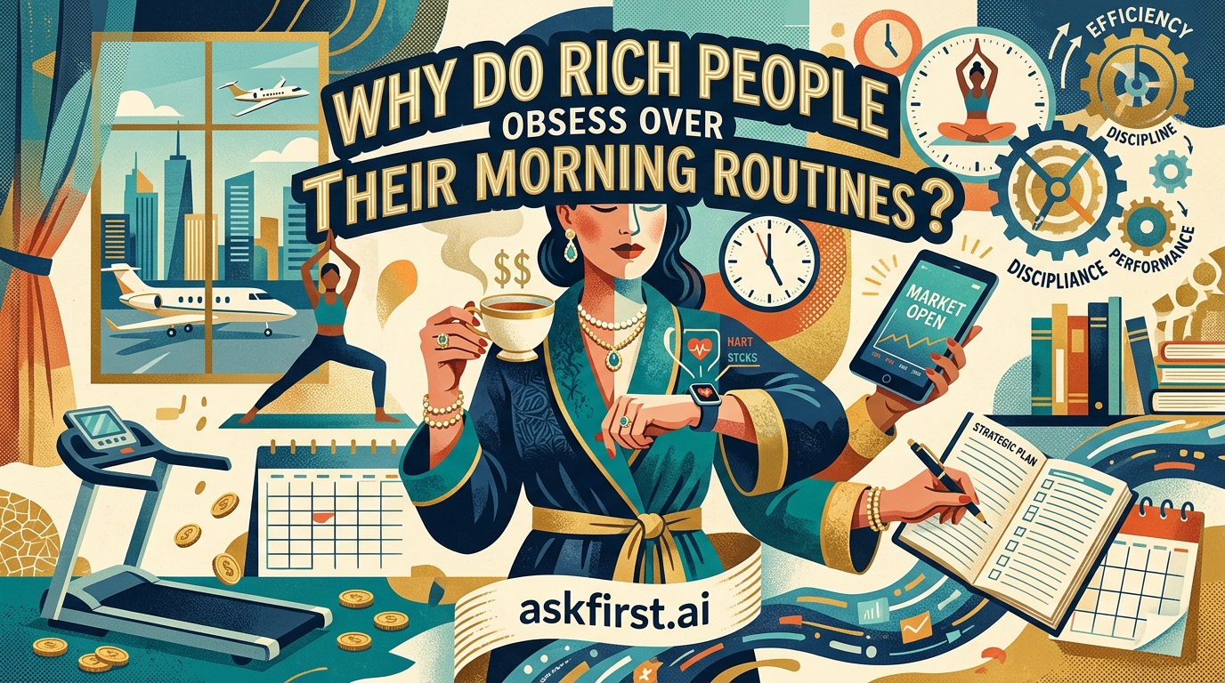 Why do rich people obsess over their morning routines? Why do rich people obsess over their morning routines?