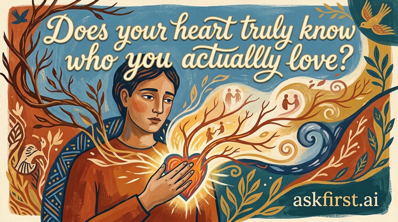 Does your heart truly know who you actually love? Does your heart truly know who you actually love?