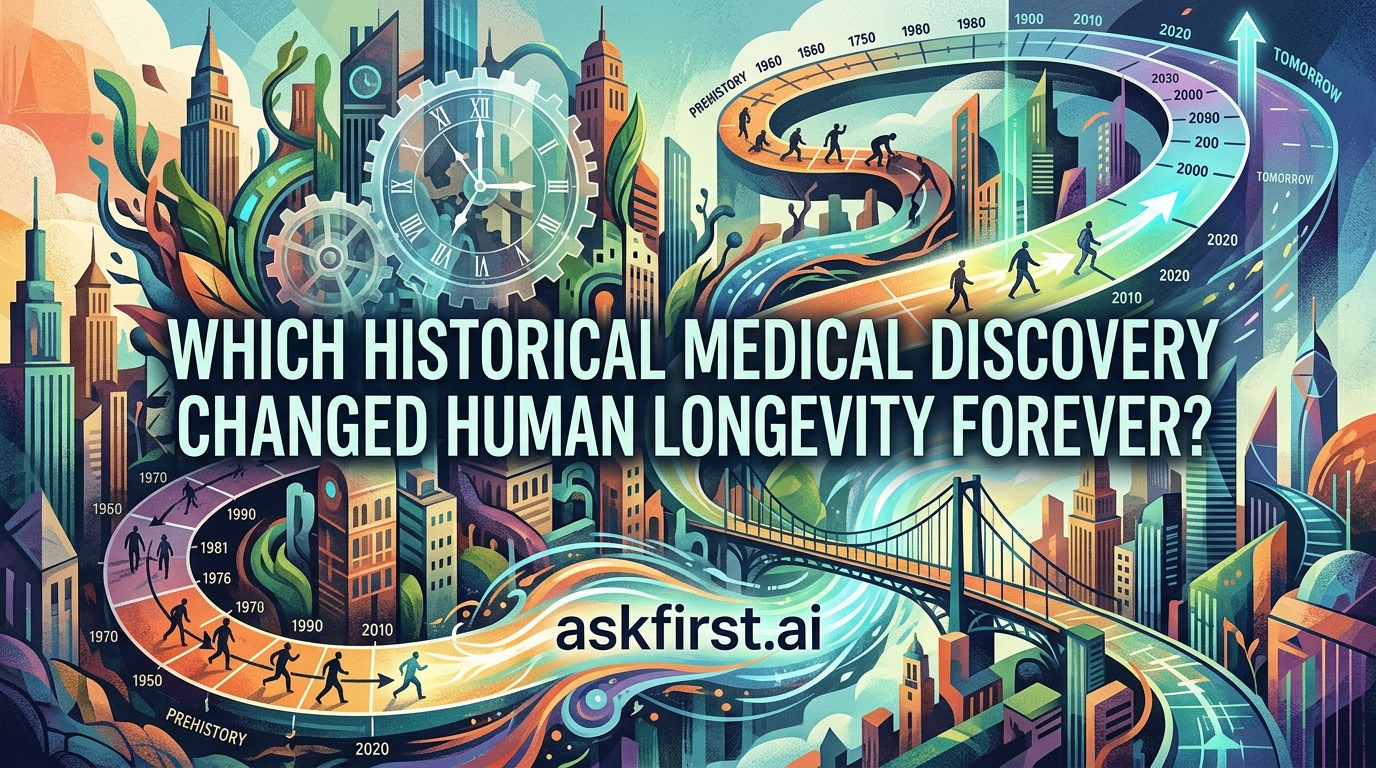 Which historical medical discovery changed human longevity forever? Which historical medical discovery changed human longevity forever?