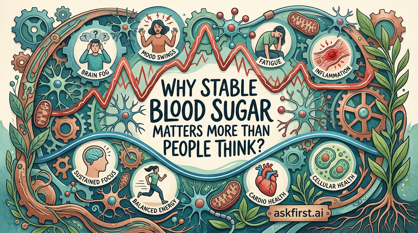 Why stable blood sugar matters more than people think? Why stable blood sugar matters more than people think?