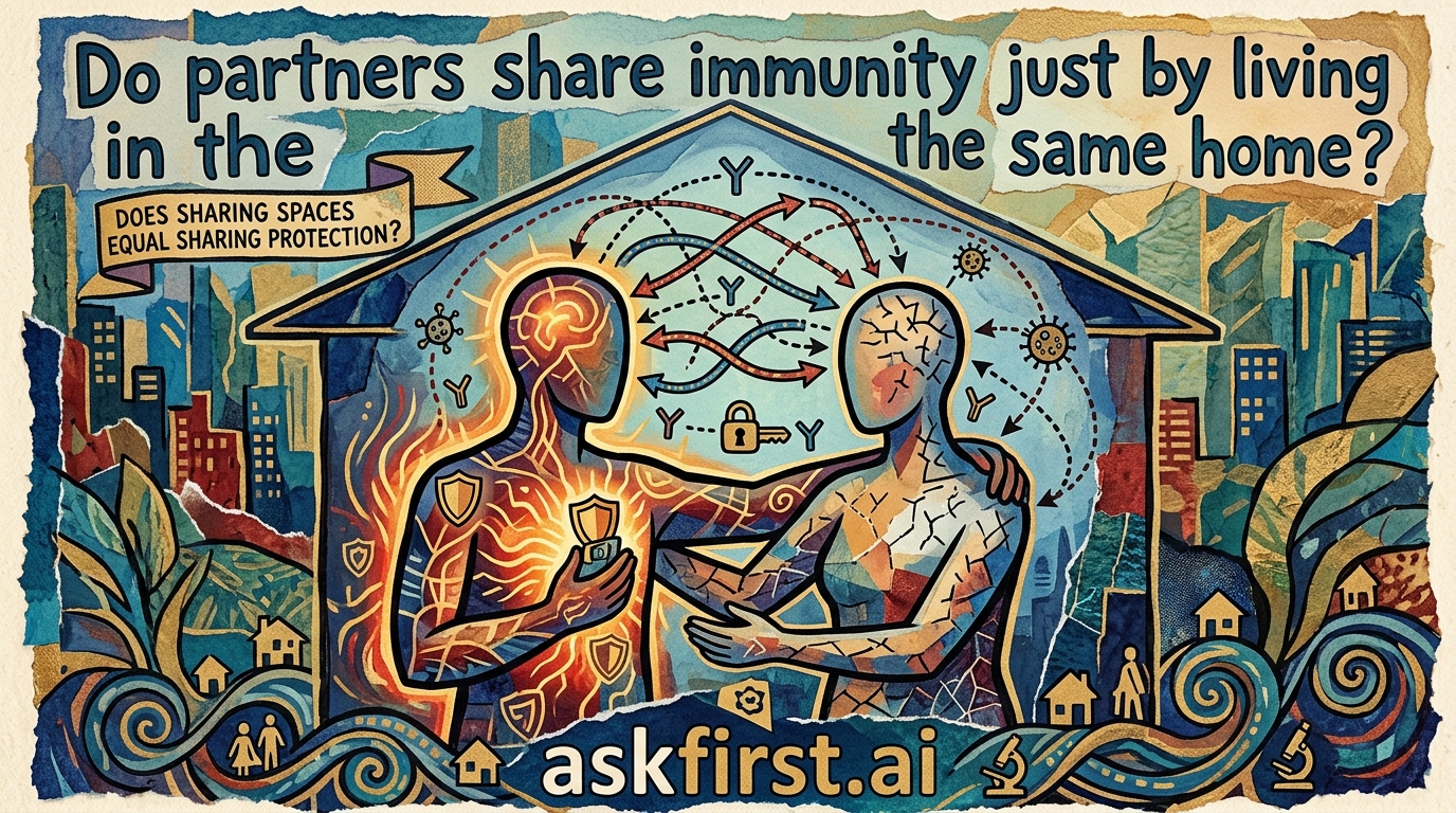 Do partners share immunity just by living in the same home? Do partners share immunity just by living in the same home?