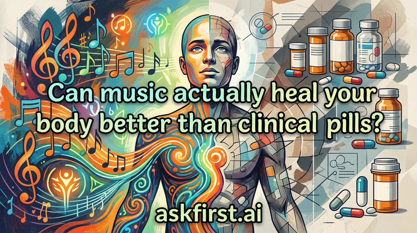 Can music actually heal your body better than clinical pills? Can music actually heal your body better than clinical pills?