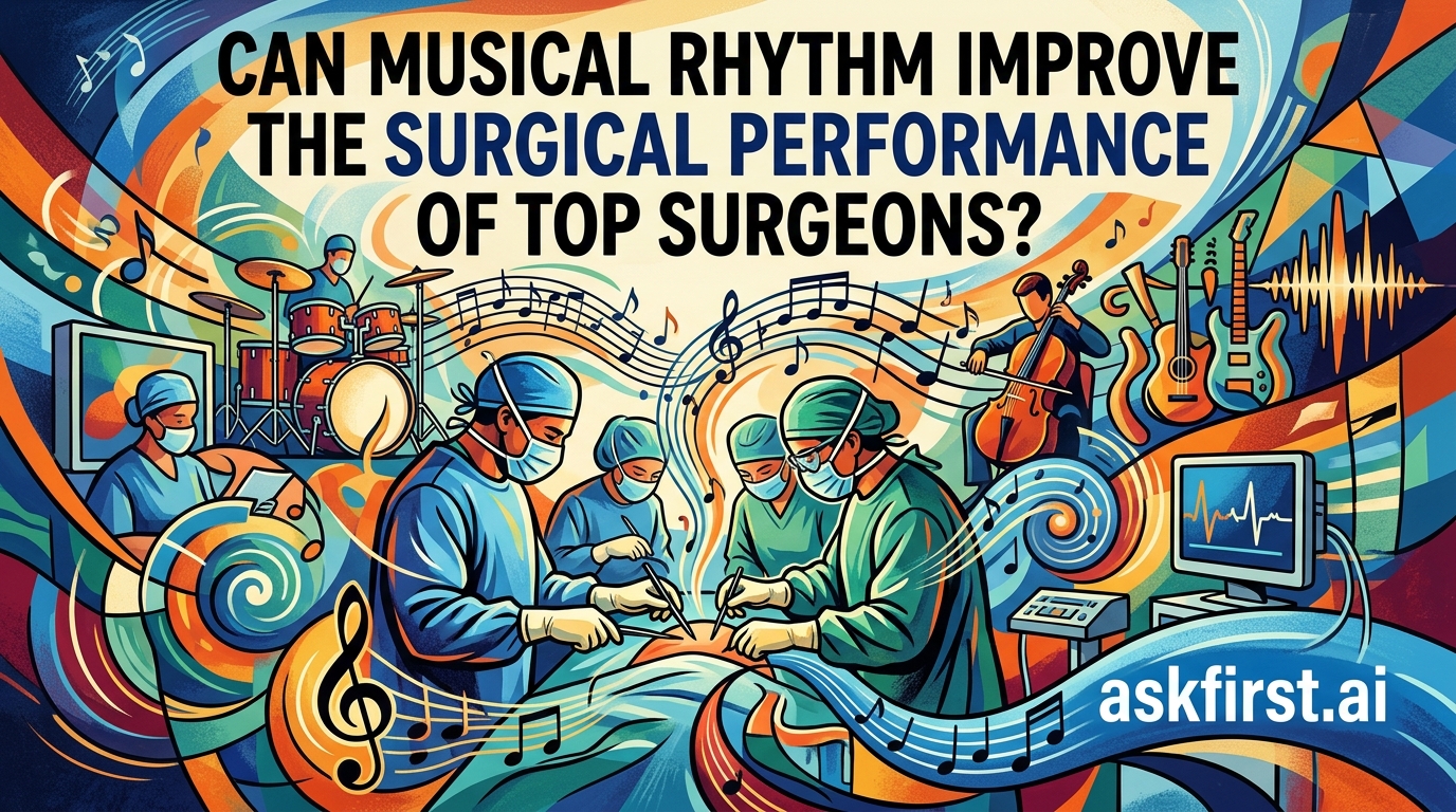 Can musical rhythm improve the surgical performance of top surgeons? Can musical rhythm improve the surgical performance of top surgeons?