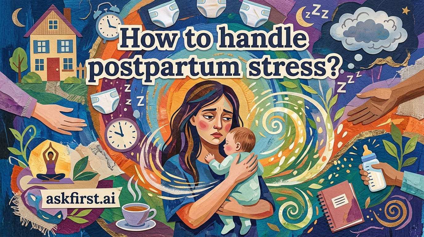 How to handle postpartum stress? How to handle postpartum stress?