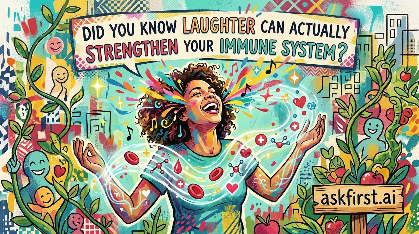 Did you know laughter can actually strengthen your immune system? Did you know laughter can actually strengthen your immune system?