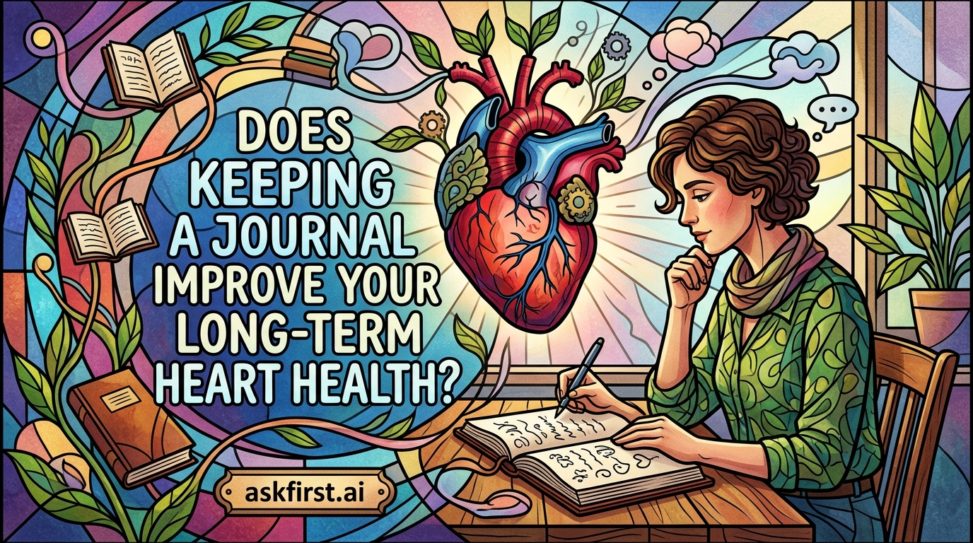 Does keeping a journal improve your long-term heart health? Does keeping a journal improve your long-term heart health?