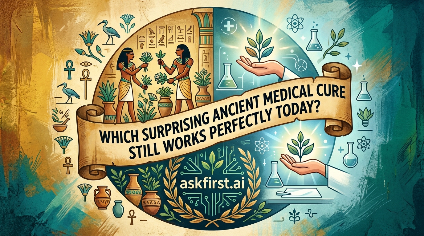 Which surprising ancient medical cure still works perfectly today? Which surprising ancient medical cure still works perfectly today?