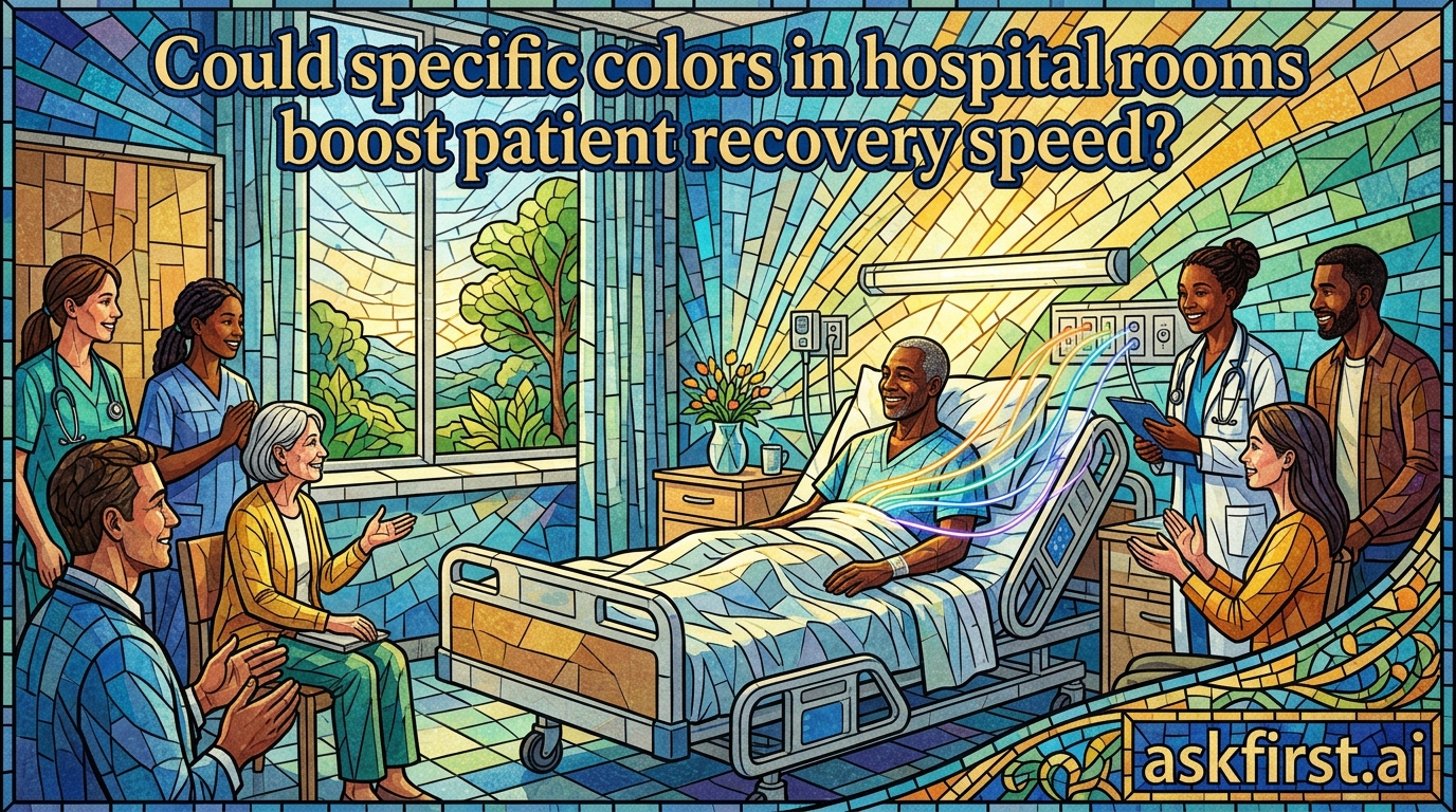 Could specific colors in hospital rooms boost patient recovery speed? Could specific colors in hospital rooms boost patient recovery speed?