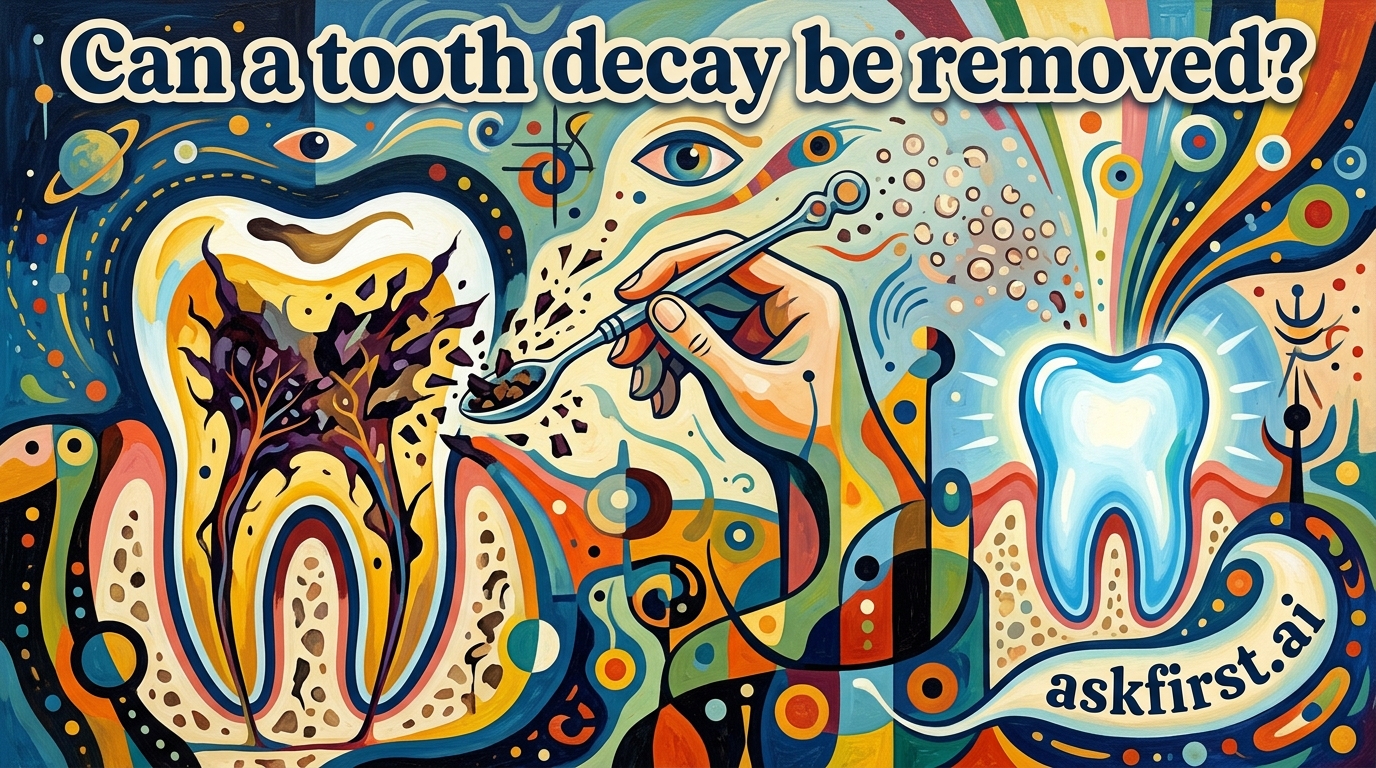 Can a tooth decay be removed? Can a tooth decay be removed?
