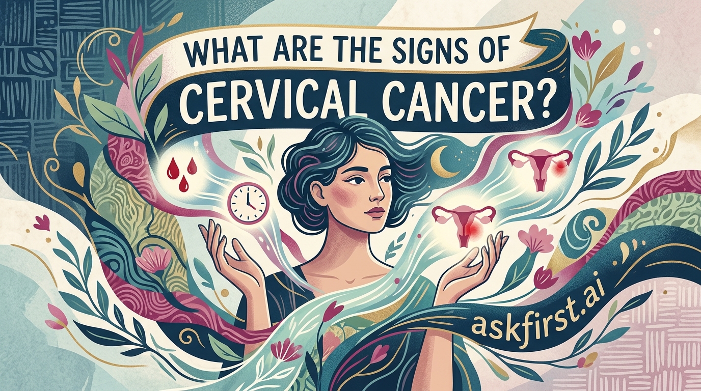 What are the signs of cervical cancer? What are the signs of cervical cancer?