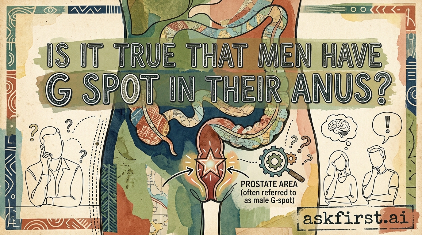 Is true that men have g spot in their anus? Is true that men have g spot in their anus?
