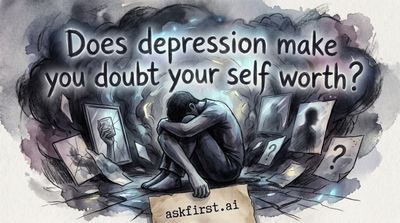 Does depression make you doubt your self worth?