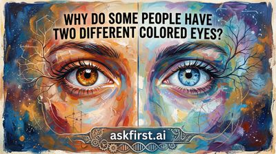 Why do some people have two different colored eyes?