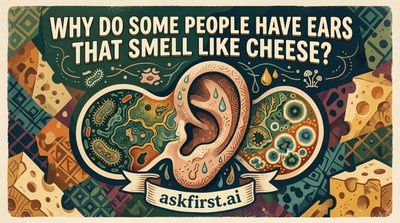 Why do some people have ears that smell like cheese?