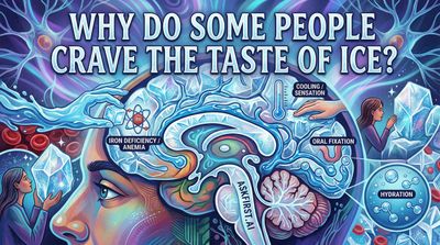 Why do some people crave the taste of ice?