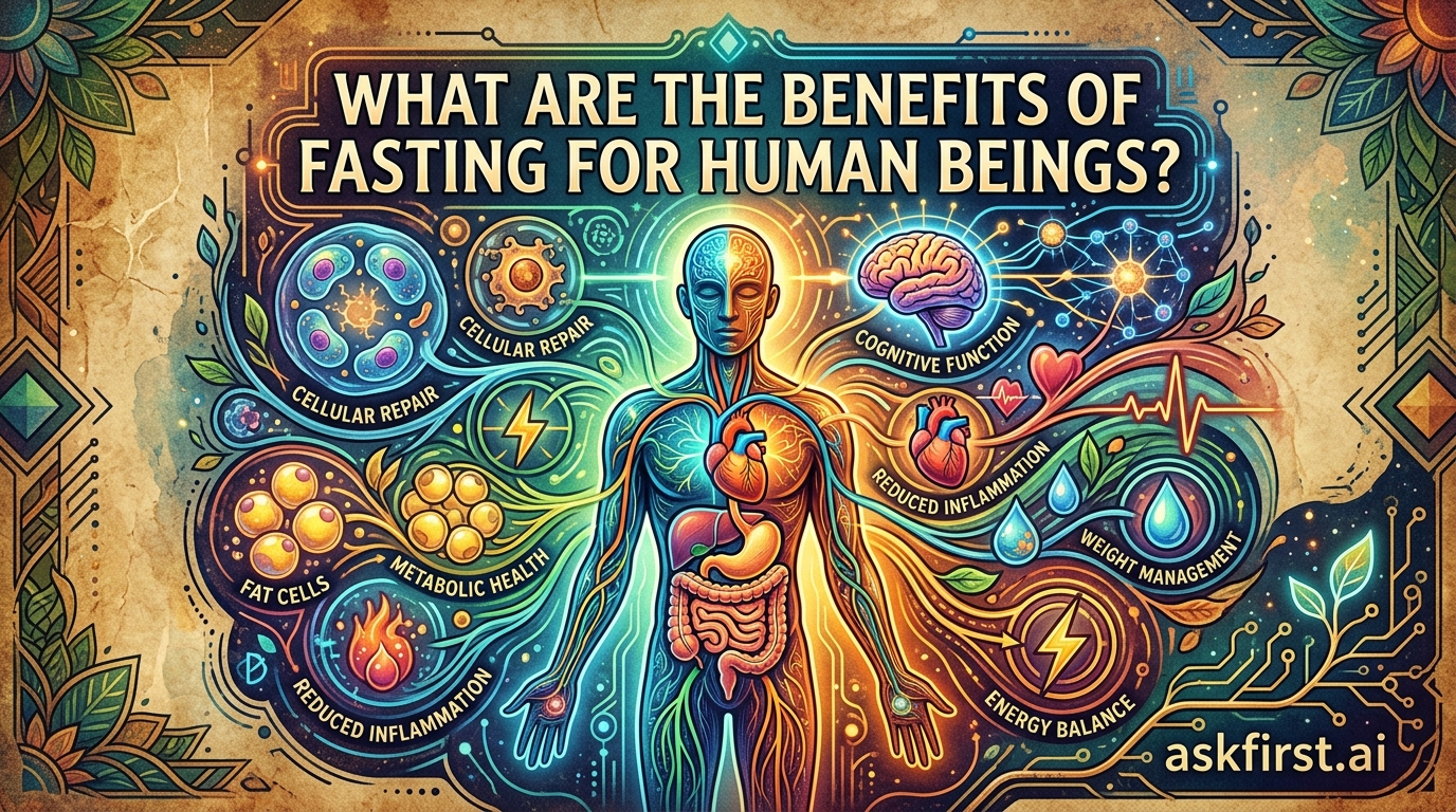 What are the benefits of fasting for human beings? What are the benefits of fasting for human beings?