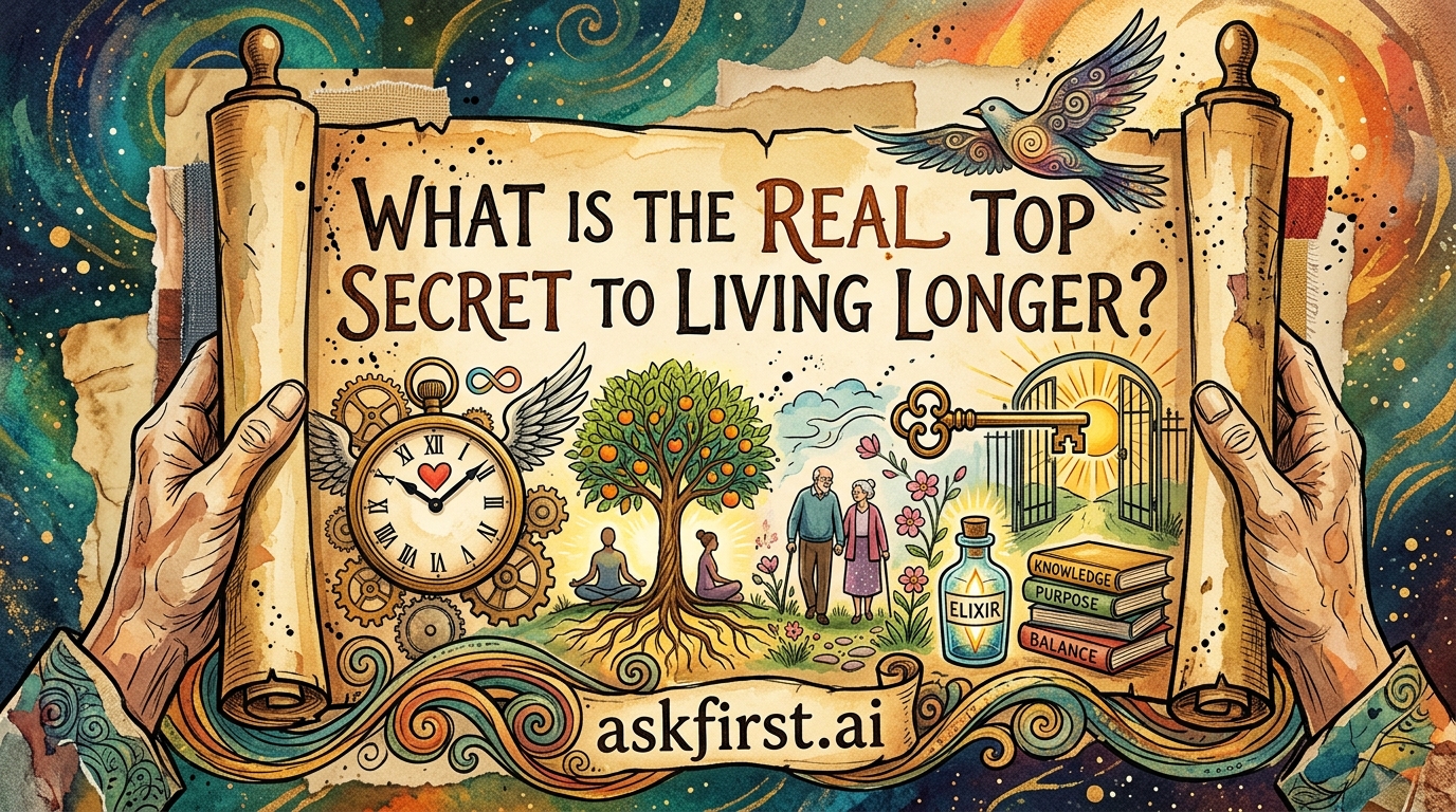 What Is the REAL Top Secret to Living Longer? What Is the REAL Top Secret to Living Longer?