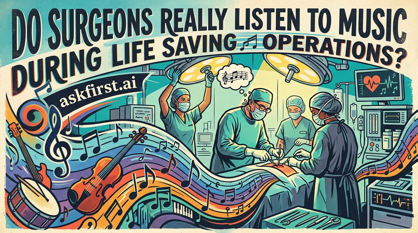 Do surgeons really listen to music during life saving operations? Do surgeons really listen to music during life saving operations?