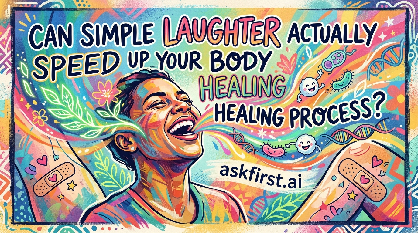 Can simple laughter actually speed up your body healing process? Can simple laughter actually speed up your body healing process?