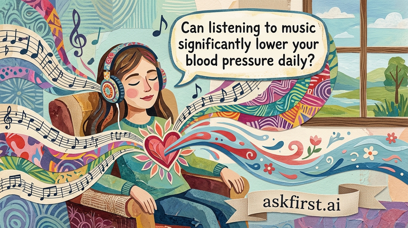 Can listening to music significantly lower your blood pressure daily? Can listening to music significantly lower your blood pressure daily?