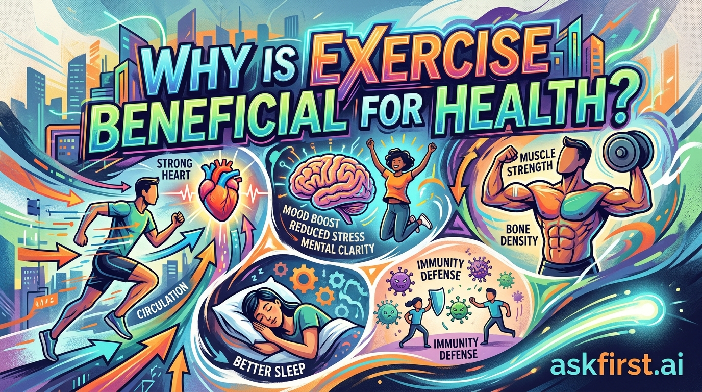 Why is exercise beneficial for health? Why is exercise beneficial for health?