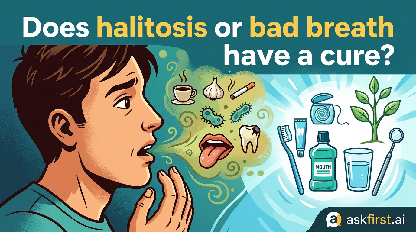 Does halitosis or bad breath have a cure? Does halitosis or bad breath have a cure?