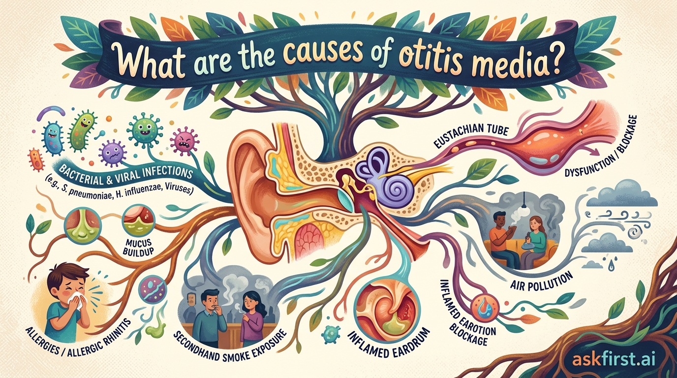 What are the causes of otitis media? What are the causes of otitis media?
