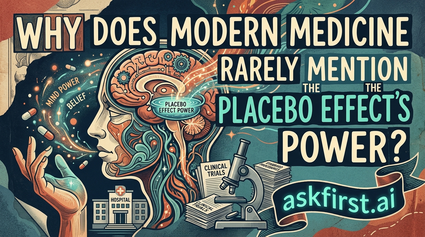 Why does modern medicine rarely mention the placebo effect's power? Why does modern medicine rarely mention the placebo effect's power?