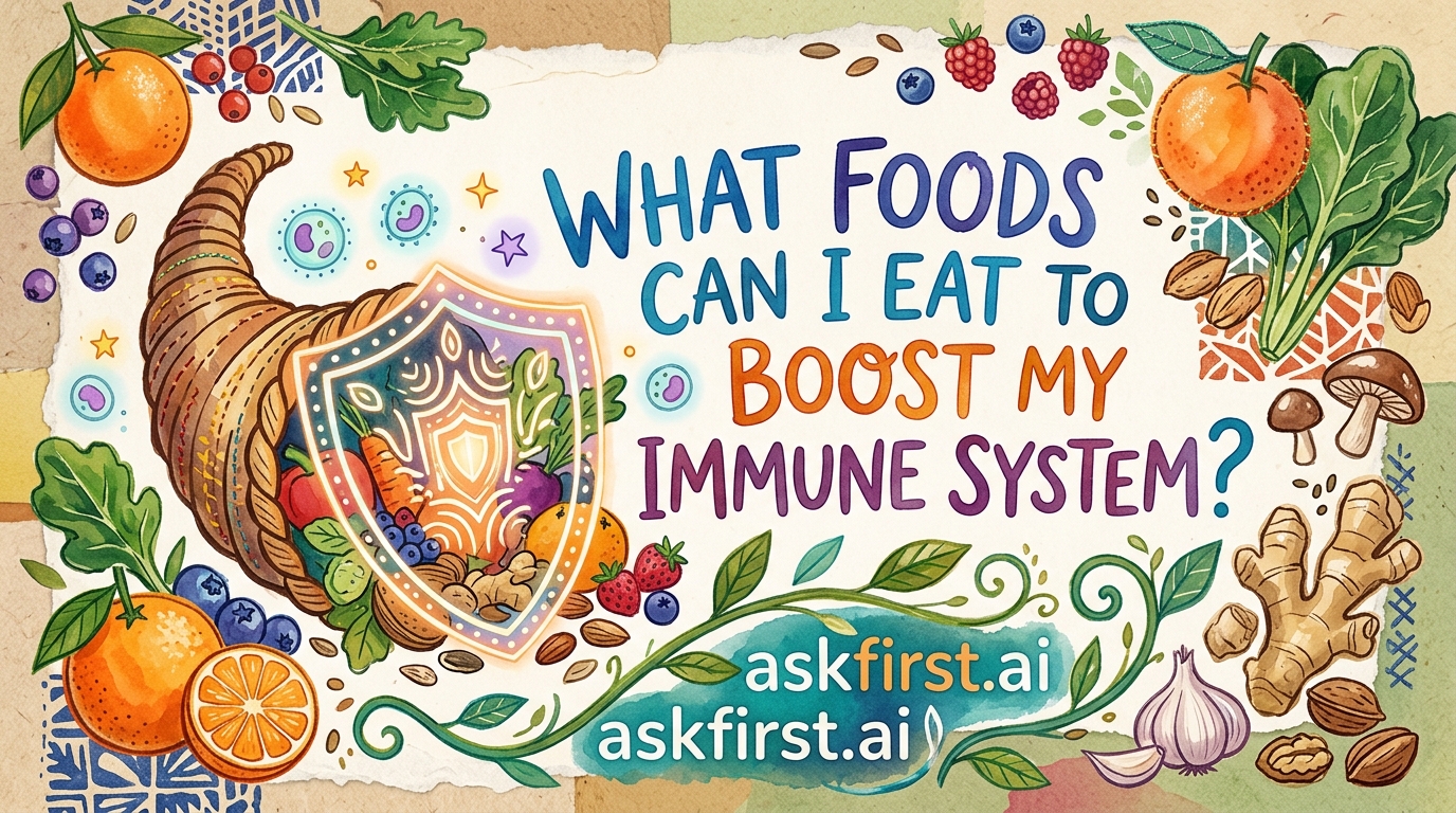 What foods can i es to boost my immune system? What foods can i es to boost my immune system?