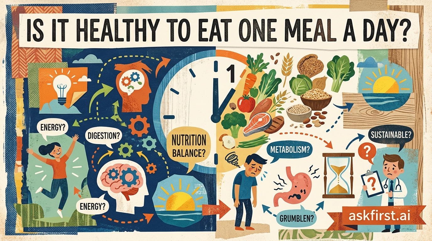 Is it healthy to eat one meal a day? Is it healthy to eat one meal a day?